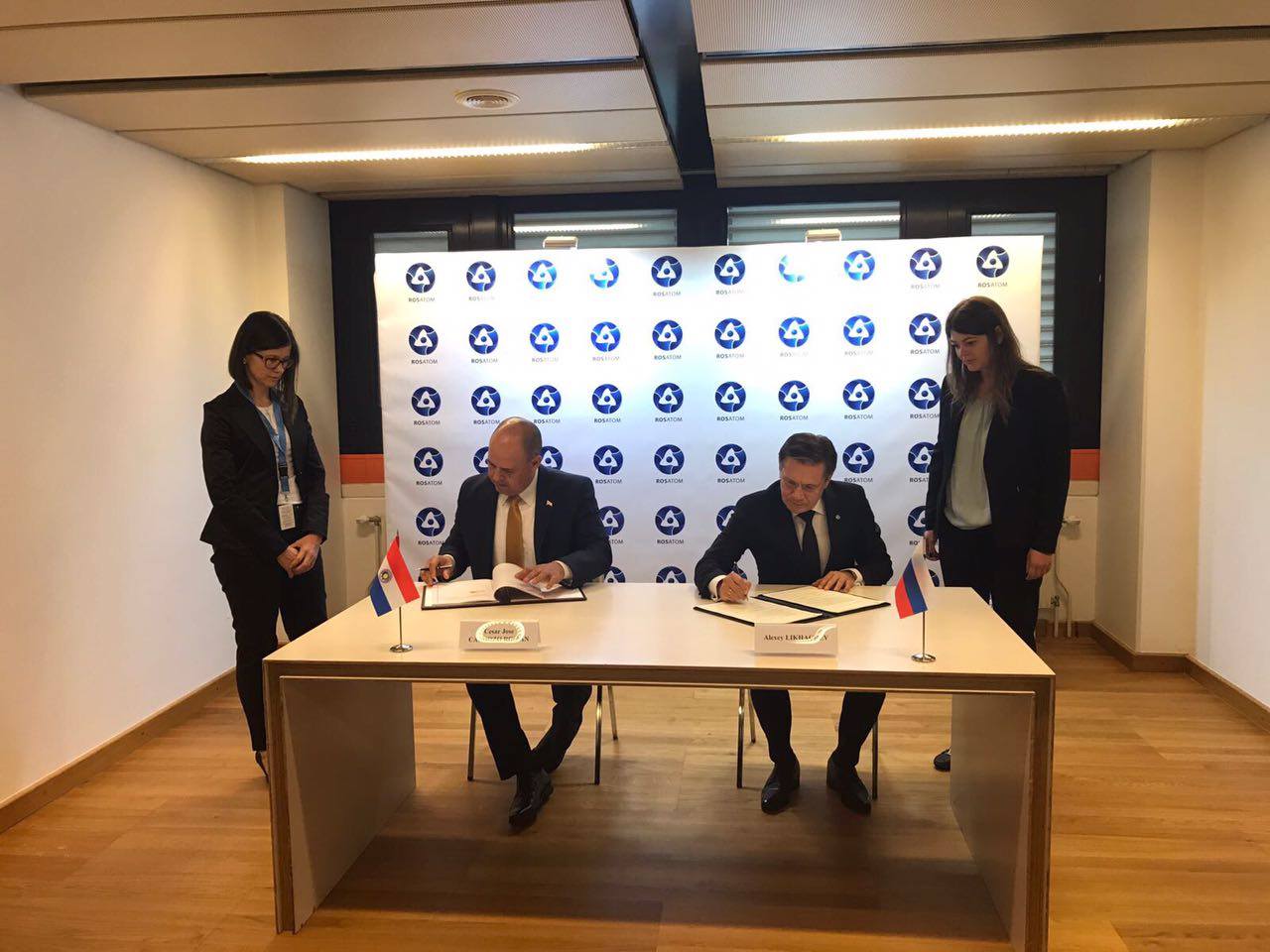 Rusia y Paraguay firman un acuerdo intergubernamental de cooperación en el ámbito del uso de la energía atómica con fines pacíficos